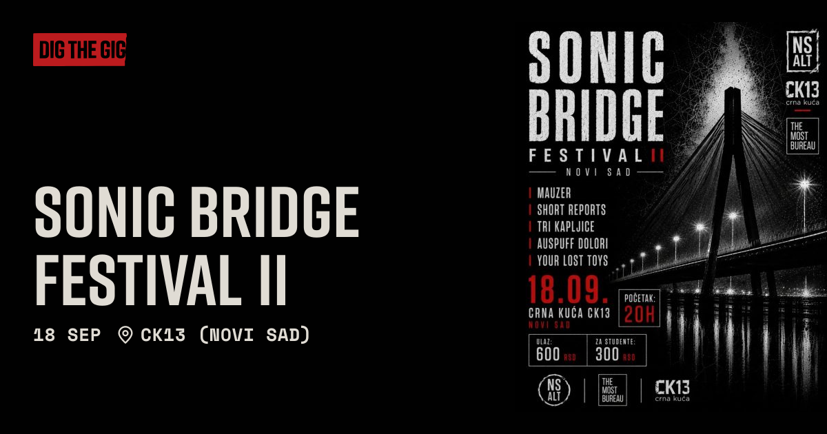 Sonic Bridge Festival II — Dig The Gig